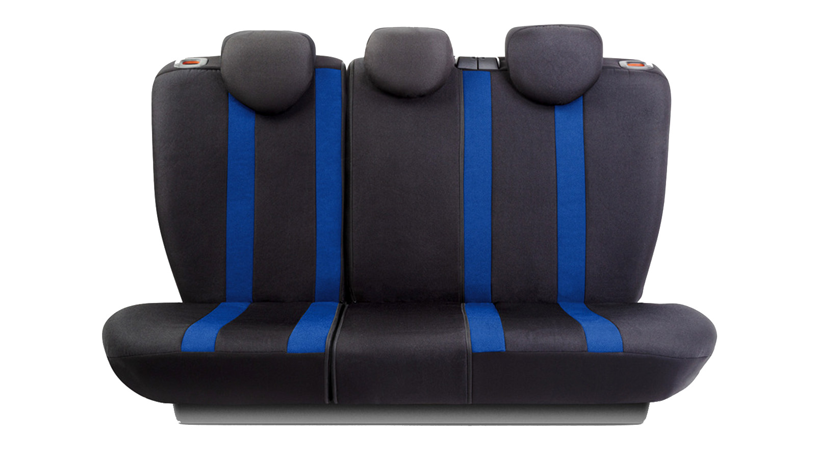 Чехлы на сиденье CUSHION COMFORT CUS-1505 BLACK/BLUE эко-хлопок 3D крой большой поясничный упор  AUTOPROFI фотография №3