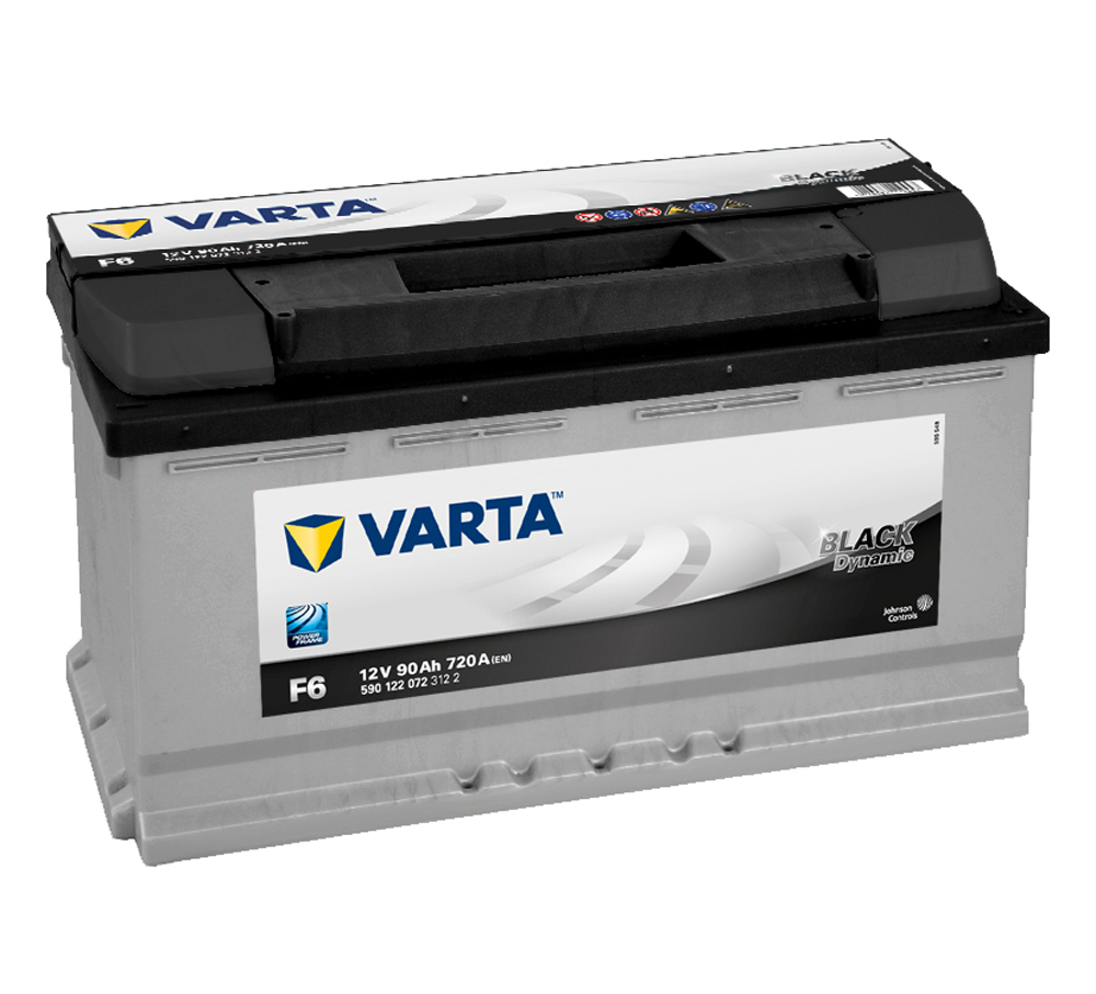 Аккумуляторная батарея VARTA BLACK 6СТ90 F6 фотография №1
