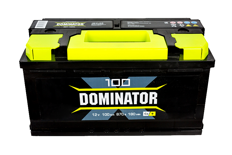 Аккумуляторная батарея DOMINATOR 6СТ100 фотография №1