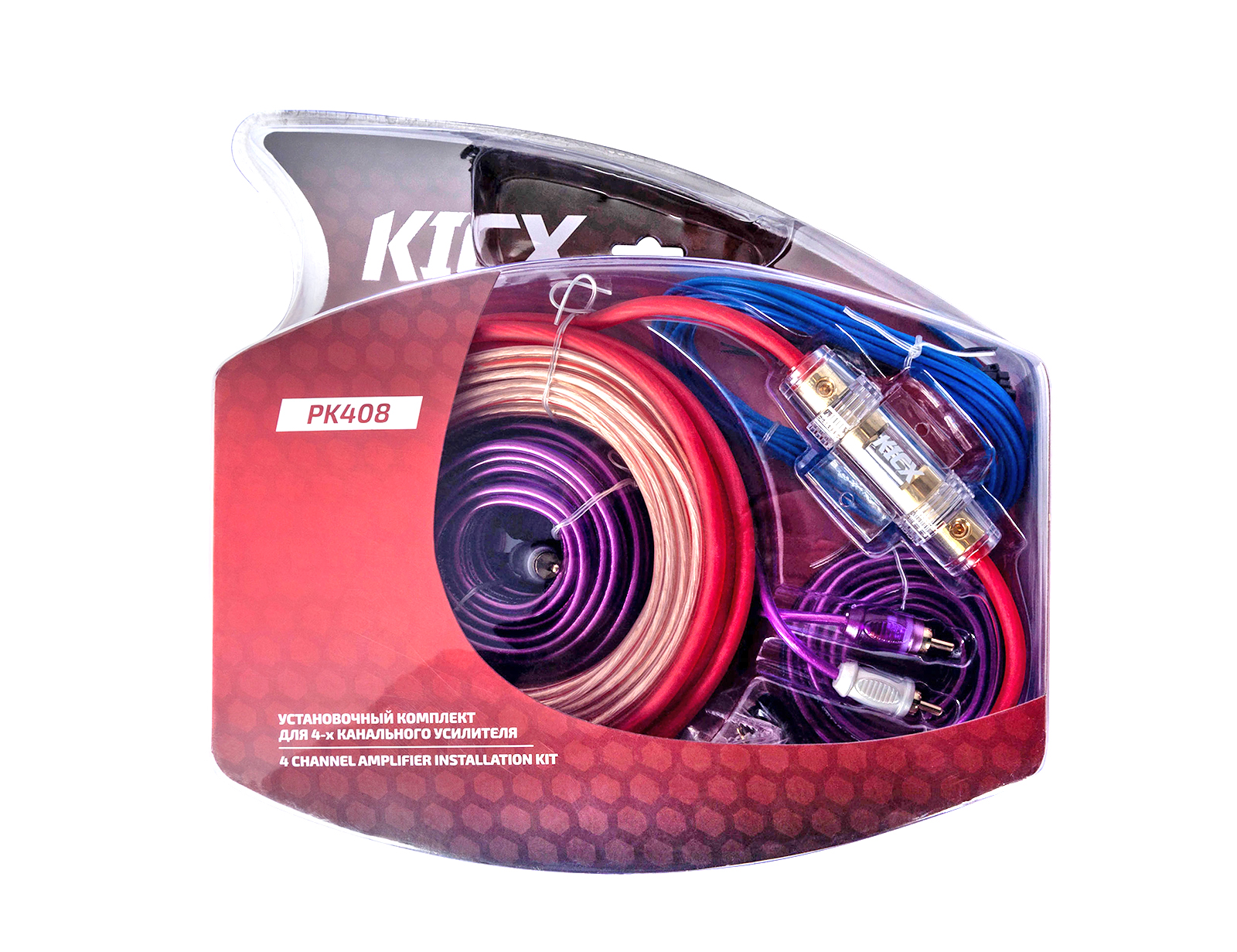 Набор KICX для подключения усилителя PK 408/48 комплект фотография №2