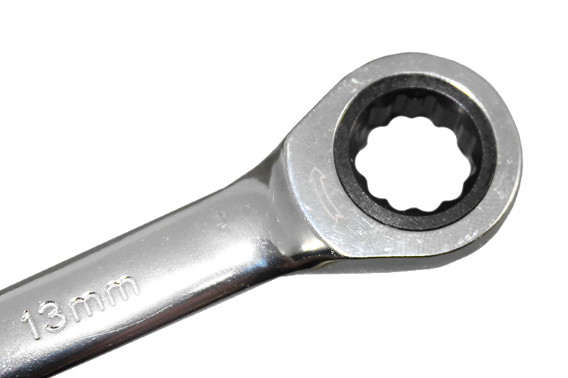 Ключ гаечный комбинированный с трещоткой 13мм ЭВРИКА фотография №2