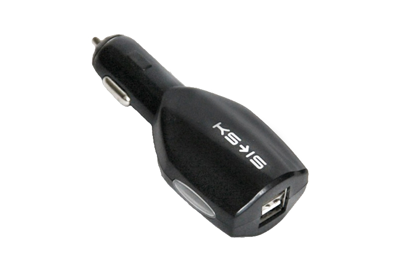 Устройство зарядное автомобильное USB 2 порта 2 4А фотография №1