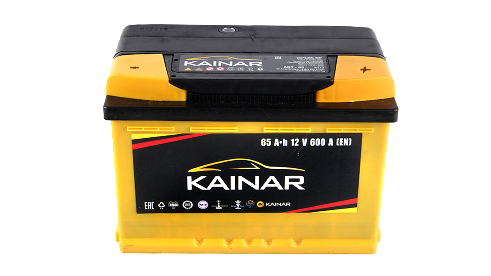 Аккумуляторная батарея KAINAR 6СТ65 обратная фотография №1