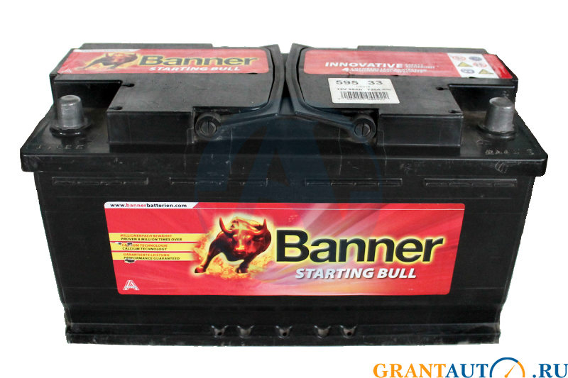 Аккумуляторная батарея BANNER Starting Bull 33 6СТ95 фотография №1