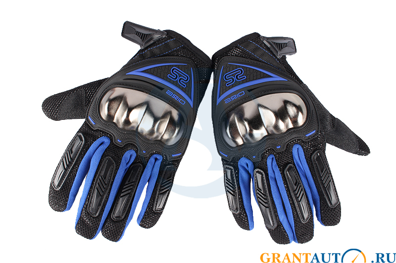 Перчатки защитные V005 синие L фотография №1