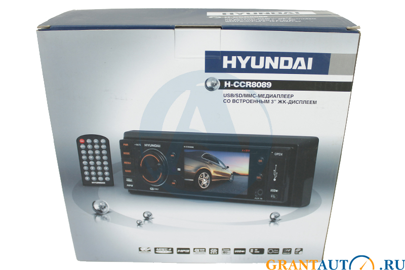 USB-ресивер автомагнитола Hyundai H-CCR8089 фотография №1