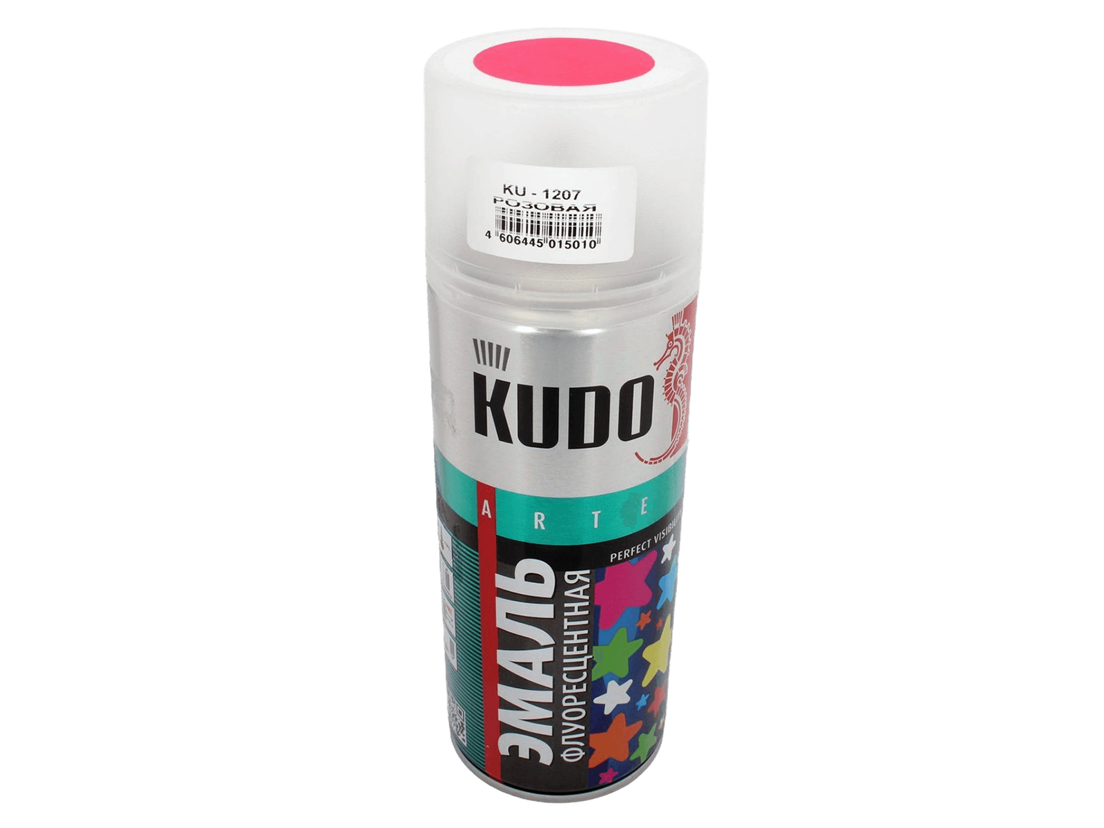 Краска KUDO флуоресцентная розовая 520мл фотография №3