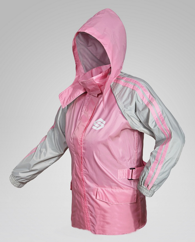 Дождевик Pole racing женский куртка+брюки розовый S фотография №1