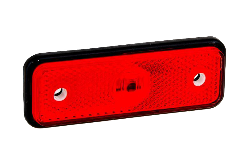 Фонарь контурный FT-004 C LED QS075 красный с проводом 599577 FRISTOM фотография №1