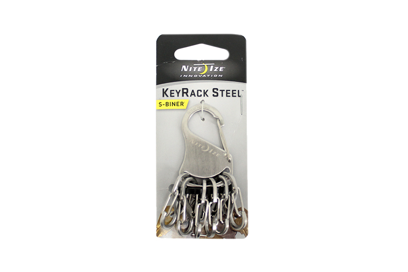 Брелок NiteIze Key Rack с металлическим карабином стальной фотография №1