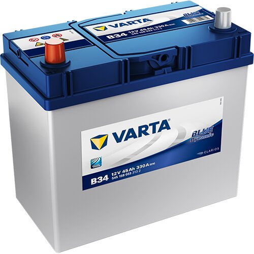 Аккумуляторная батарея VARTA BLUE 6СТ45 B34 545 158 033 фотография №1