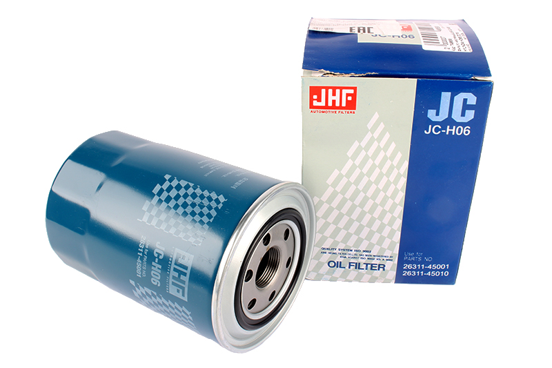 Фильтр масляный JHF JC-H06 HYUNDAI HD65,72,78,County двигатель D4AL/DB/DD фотография №1
