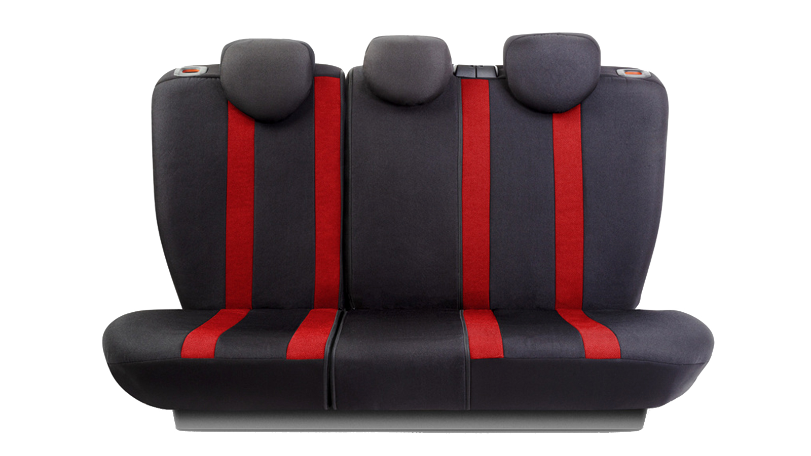 Чехлы на сиденье CUSHION COMFORT CUS-1505 BLACK/RED эко-хлопок 3D крой поясничный упор AIRBAG AUTOPROFI фотография №3