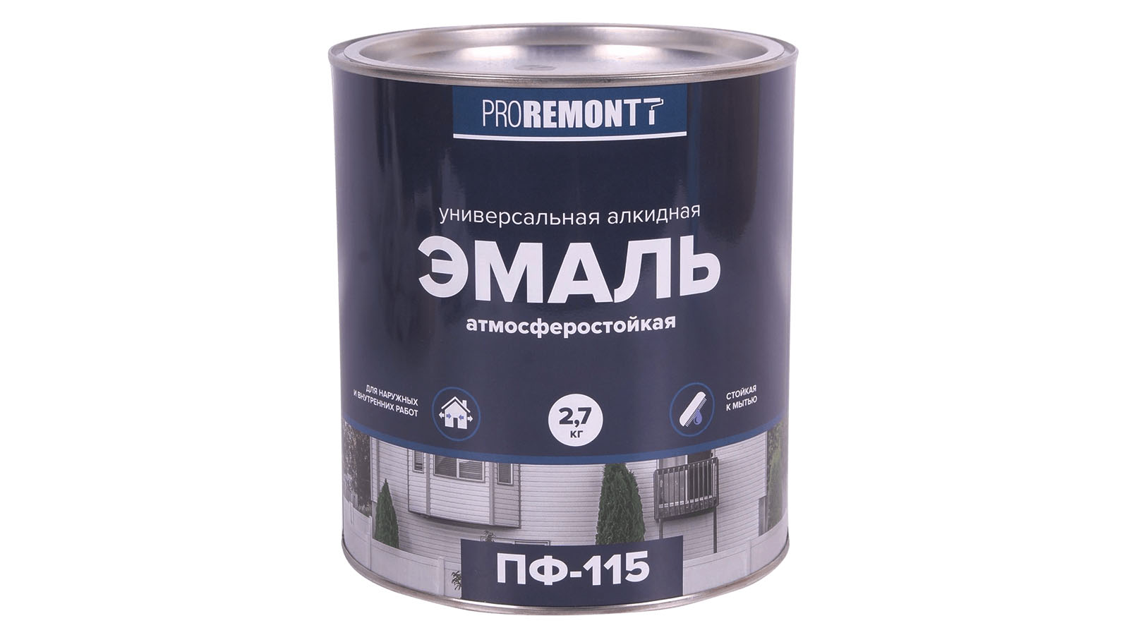Эмаль PROREMONTT ПФ-115 серый 2.7кг фотография №1