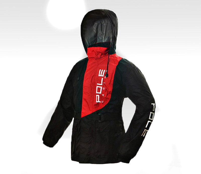 Дождевик Pole racing (куртка+брюки, чер/красный) L фотография №1