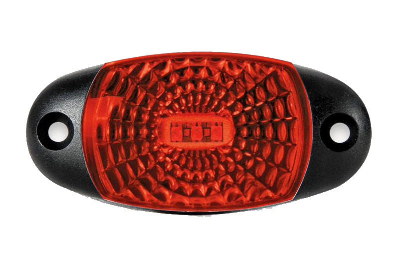 Фонарь габаритный FT-025 C LED красный с проводом 599594 FRISTOM фотография №1