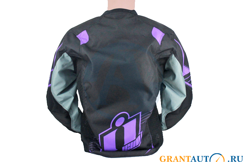 Мото куртка Icon Overlord 2 женская пурпурная М фотография №2