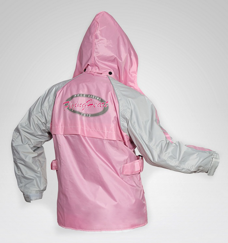 Дождевик Pole racing женский куртка+брюки розовый M фотография №2