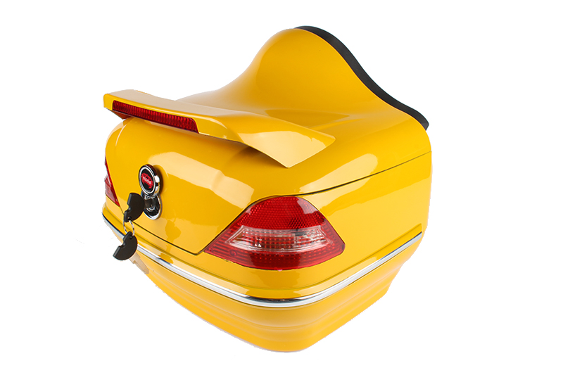 Кофр для скутера Мерседес задний желтый фотография №3