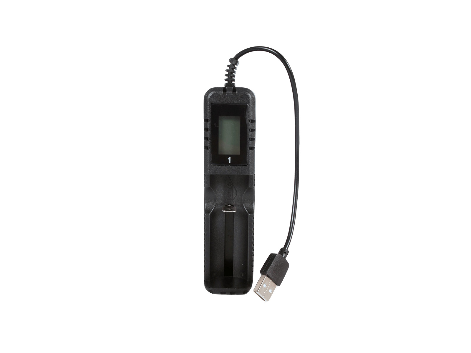 Зарядное устройство для 18650 1 АКБ с дисплеем USB фотография №1