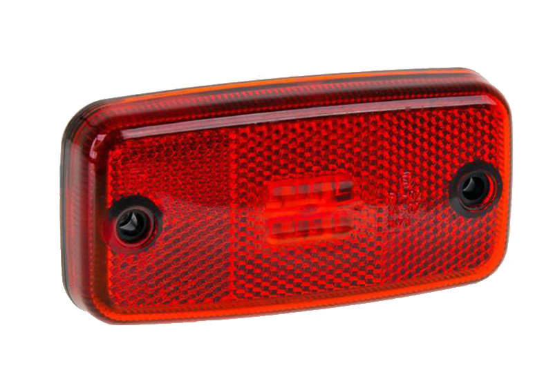 Фонарь габаритный FT-019 C LED красный с проводом 599582 FRISTOM фотография №1