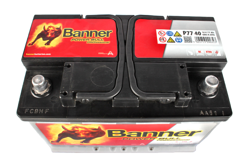 Аккумуляторная батарея BANNER Power Bull PRO P7740 6СТ77 обратная фотография №4