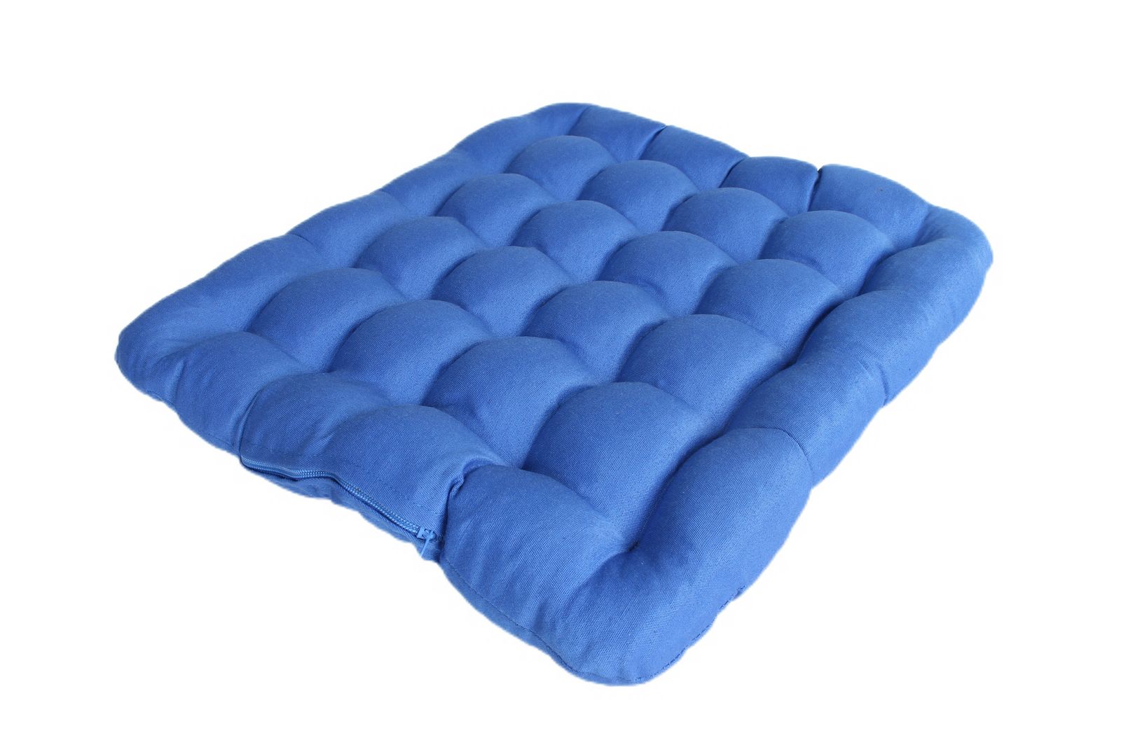 Подушка на сиденье (гречиха) Синяя фотография №1