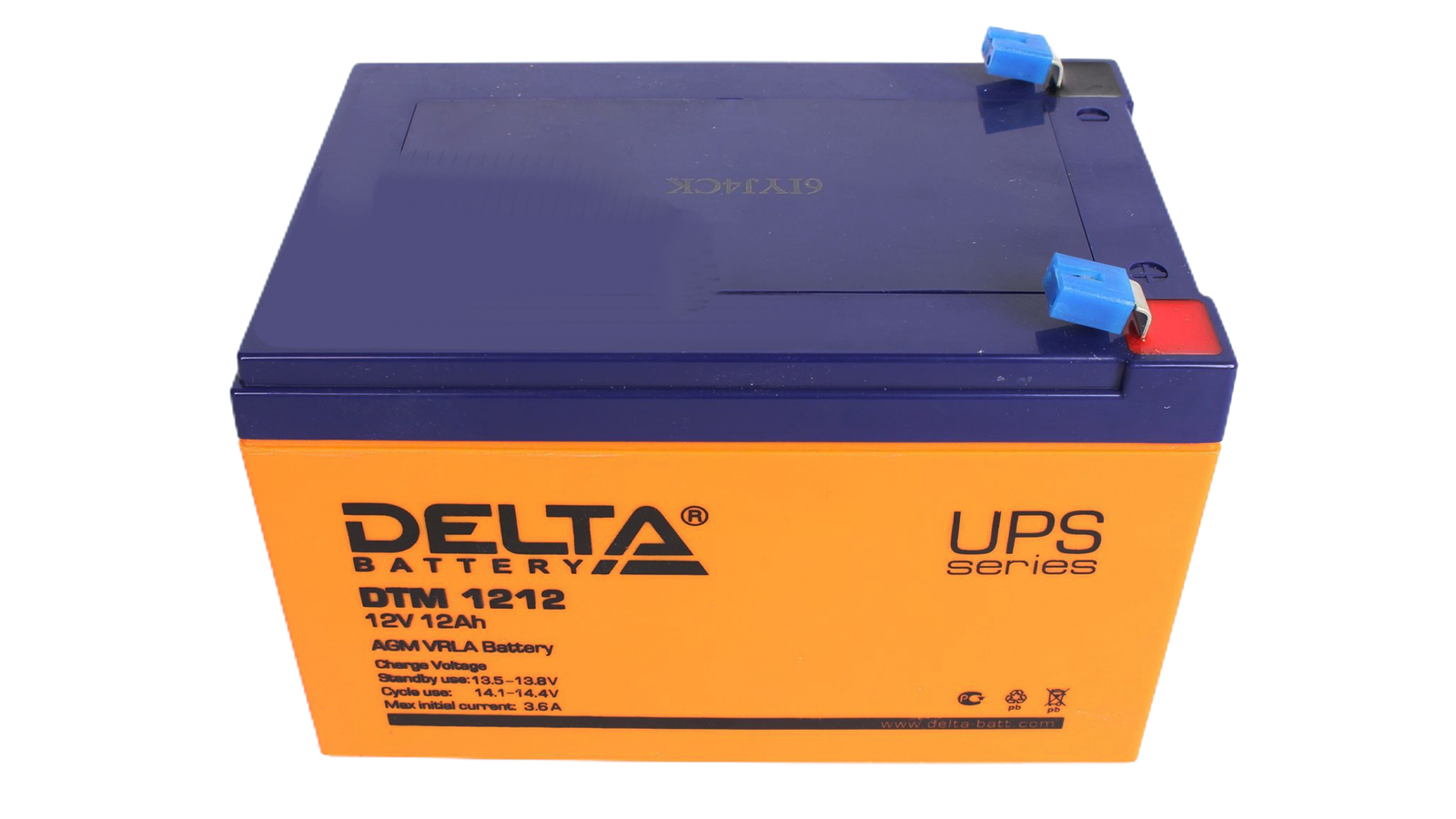 Аккумуляторная батарея DELTA DTM 1212 фотография №1