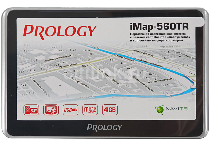 GPS-навигатор PROLOGY IMAP-560TR фотография №1