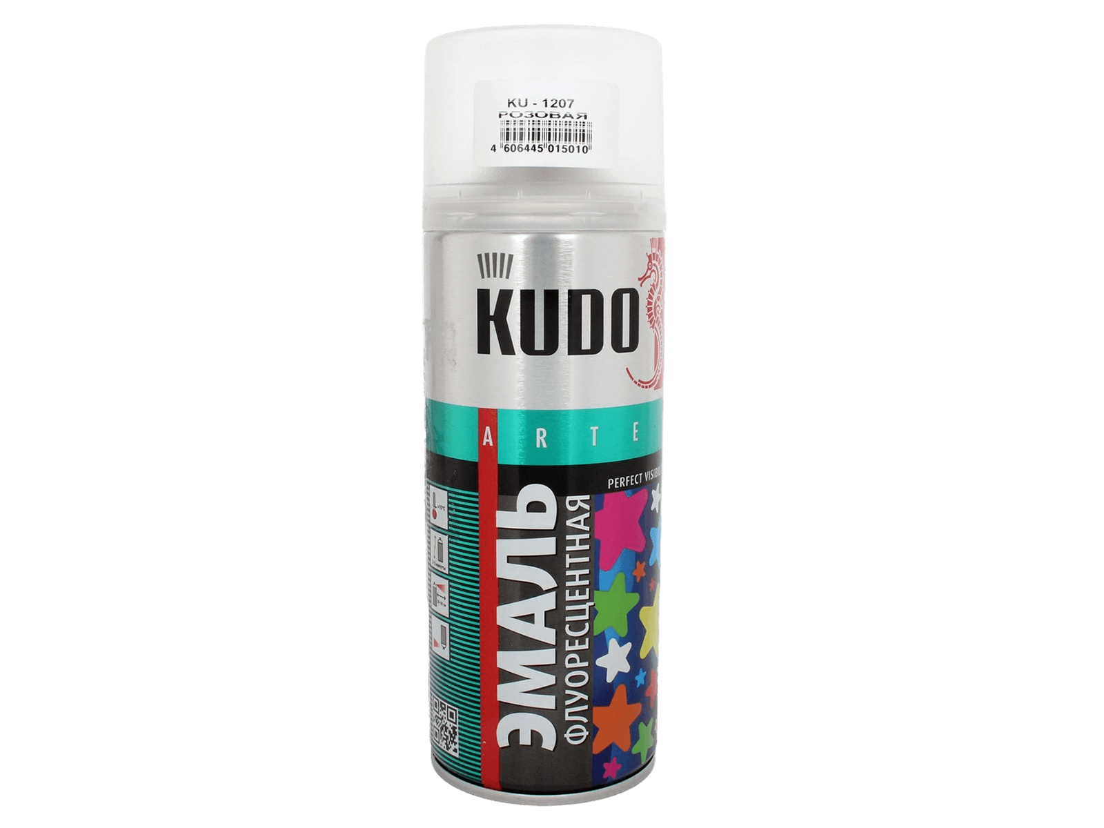 Краска KUDO флуоресцентная розовая 520мл фотография №1