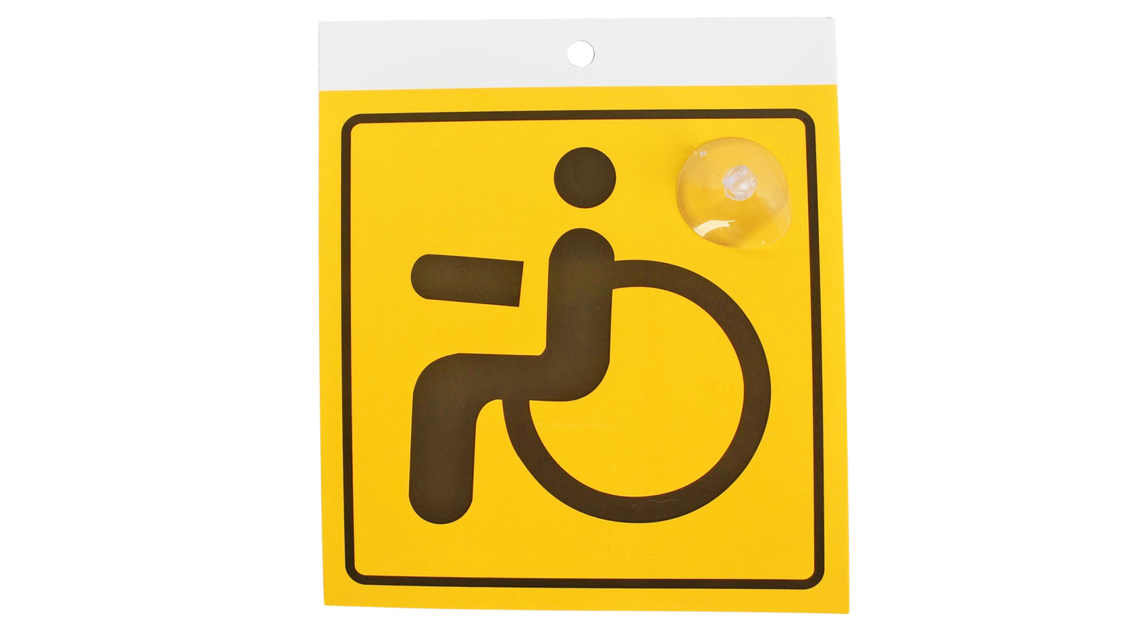 Табличка на присоске Инвалид фотография №1