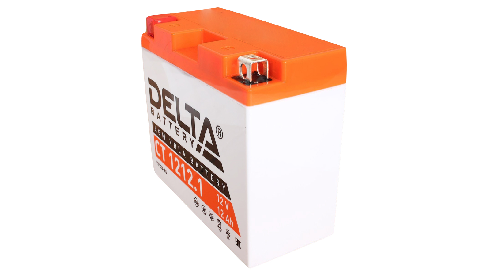 Аккумуляторная батарея DELTA СТ 1212.1 YT12B-BS фотография №2