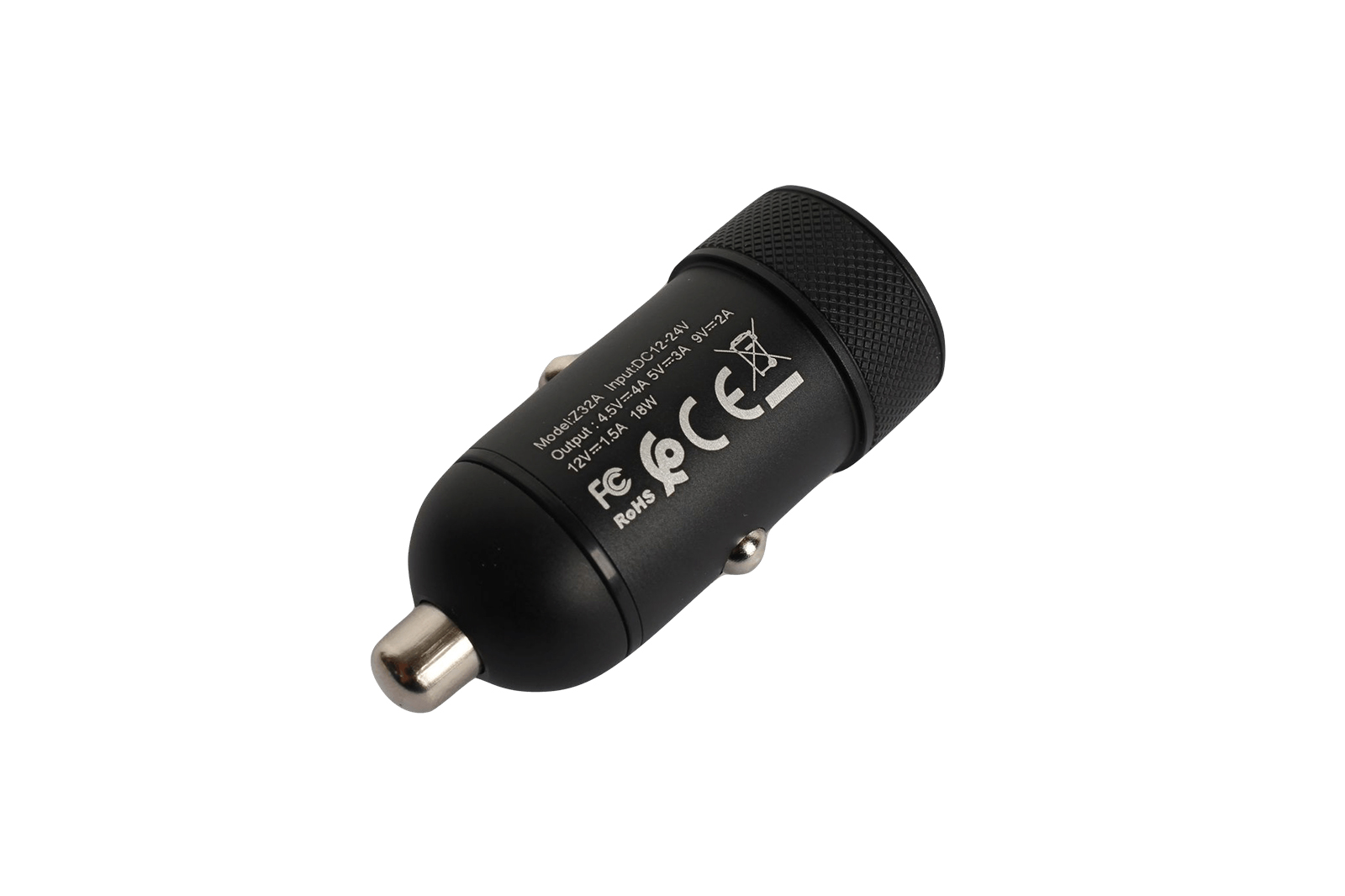 Адаптер автомобильного зарядного устройства Hoco Z32A Flash power, 1USB, 4A, черный фотография №3