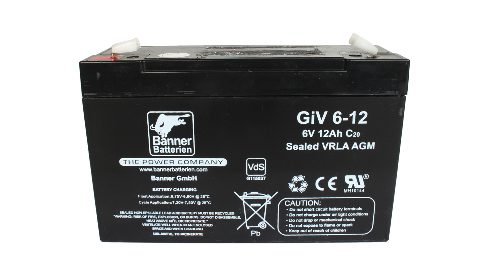 Аккумуляторная батарея BANNER GiV 06-12 Австрия 151x51x100 фотография №1