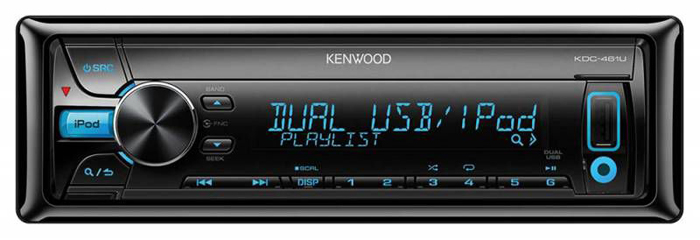 MP3-ресивер автомобильный KENWOOD KDC-461U фотография №1