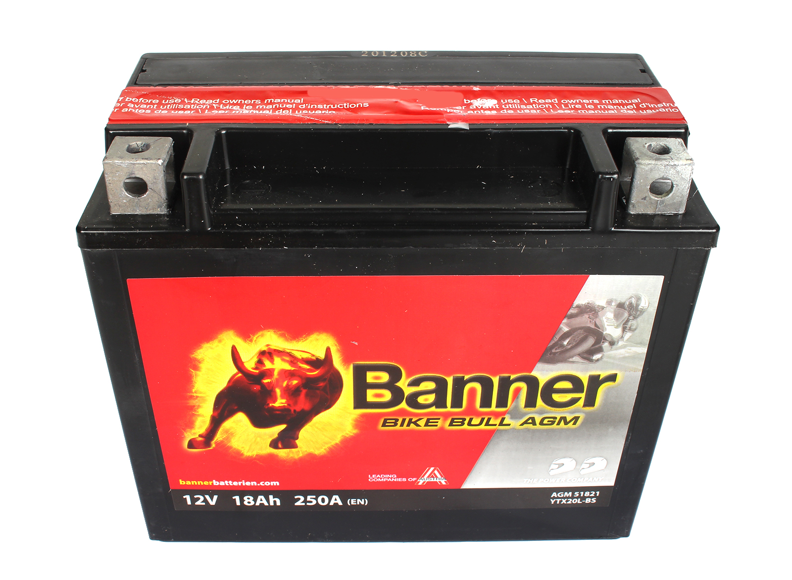 Аккумуляторная батарея BANNER Bike Bull YTX20L-BS 518 901 026 фотография №2
