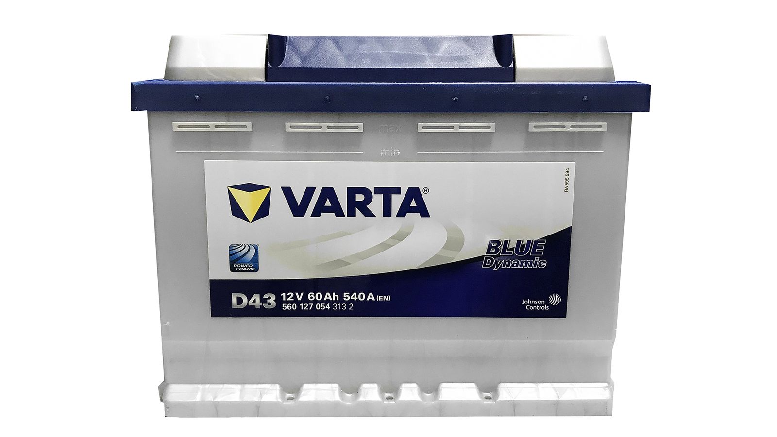Аккумуляторная батарея VARTA BLUE 6СТ60 D43 * 560 127 054 540 А фотография №1