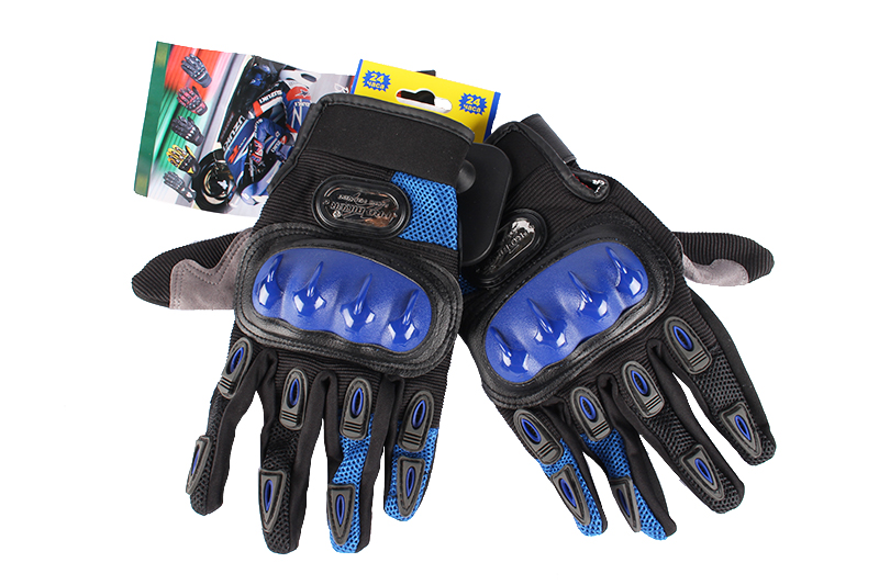 Перчатки защитные V003 синие XL фотография №2