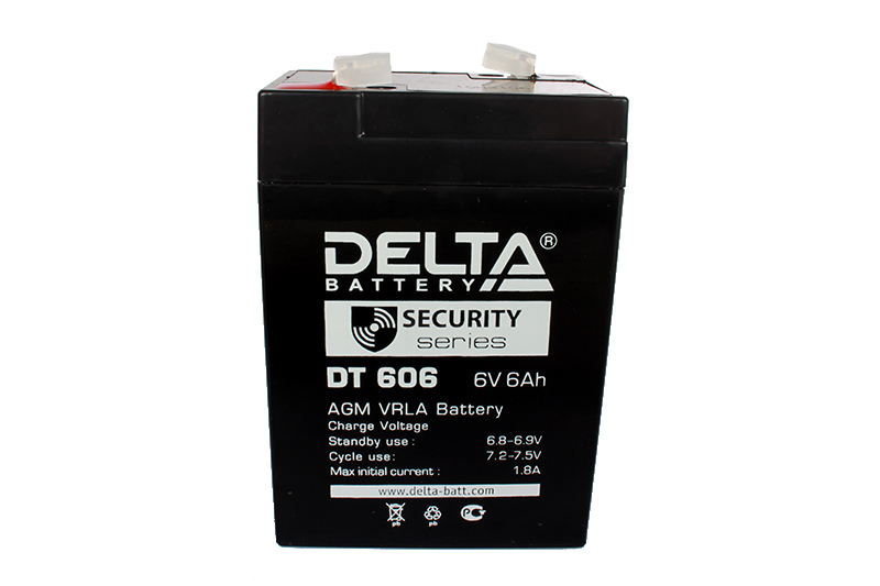Аккумуляторная батарея DELTA DT 606 6СТ6 фотография №1