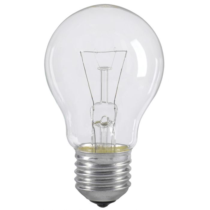 Лампа PHILIPS A55 40W E27 CL прозрачная фотография №1
