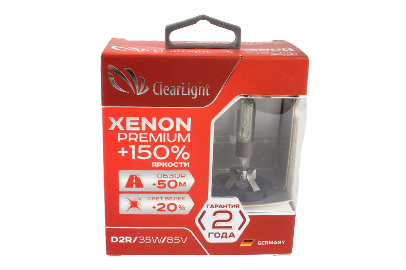 Лампа ксеноновая D2R+150% Clearlight Premium к-т фотография №2