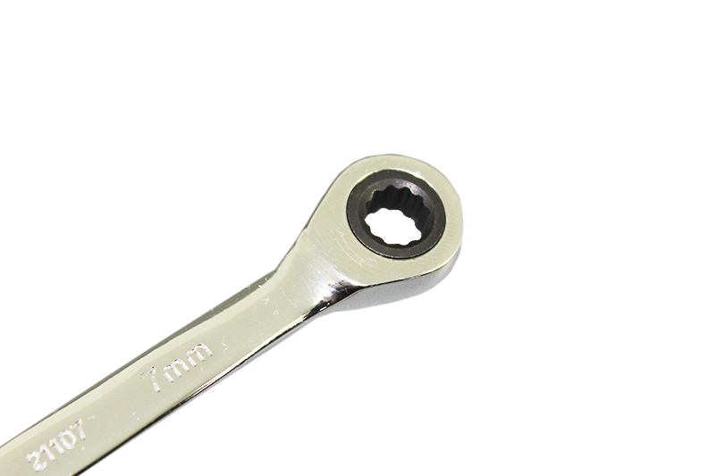 Ключ гаечный комбинированный с трещоткой  7мм ЭВРИКА фотография №2