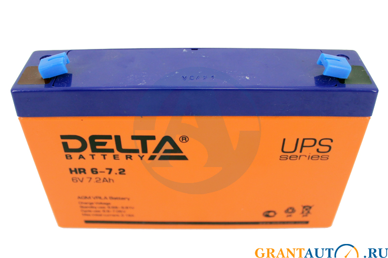 Аккумуляторная батарея DELTA HR 6-7.2 6СТ7.2 фотография №2