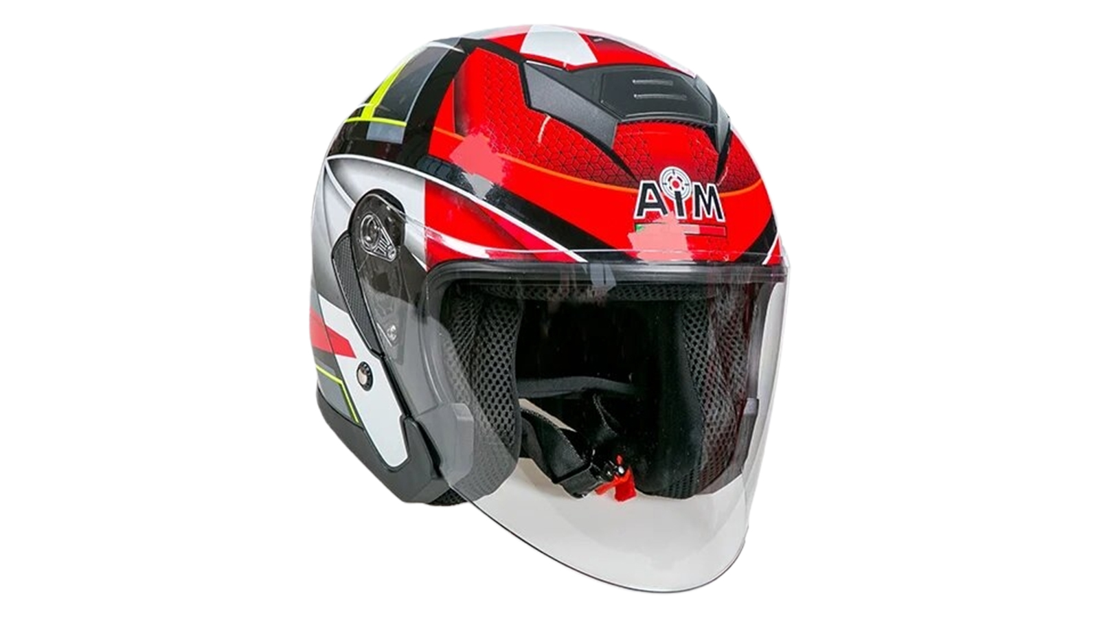 Шлем AiM JK526 Red/Grey/Black, XS фотография №1