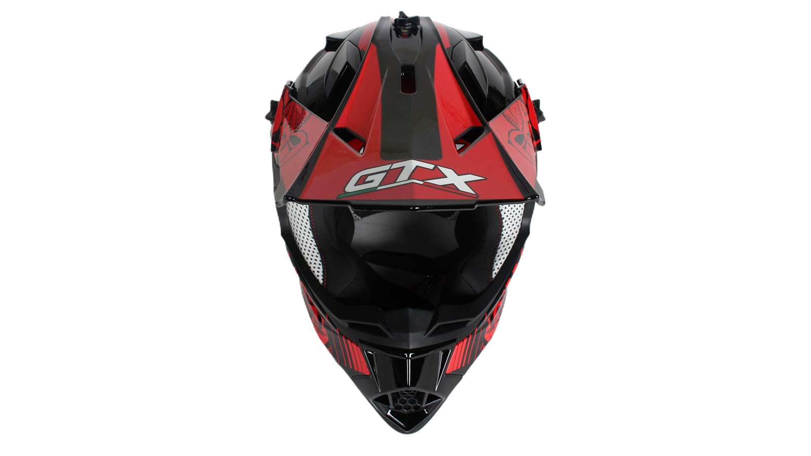 Шлем мото кроссовый GTX 632S (S) 2 подростковый фотография №3