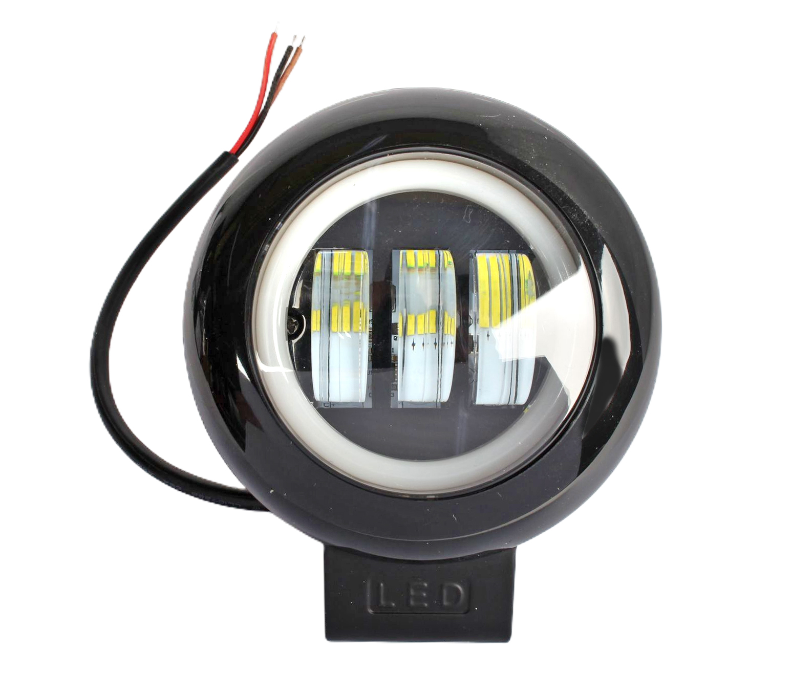 Фара рабочего света MISTAR MIS-R30W(SQ) 10-30V круглая 120 мм с подсветкой диодная 1шт. фотография №1