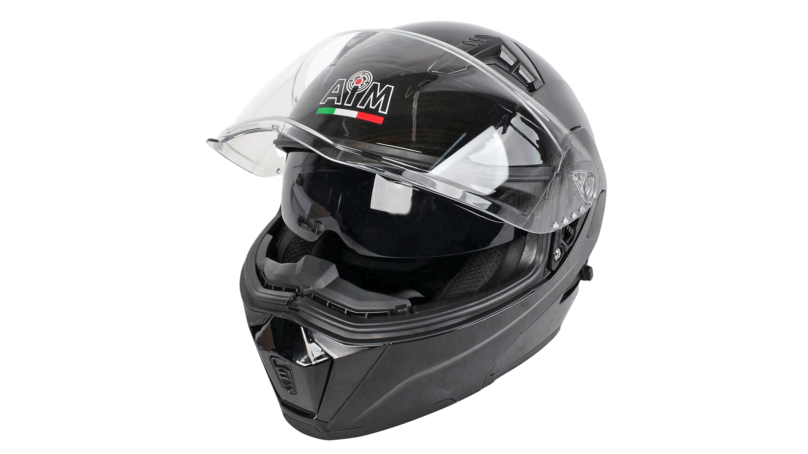 Шлем AiM JK906 Black Glossy, L фотография №2