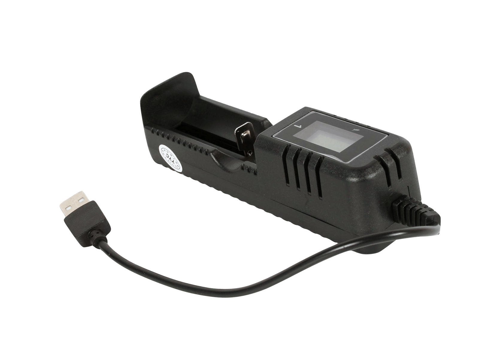 Зарядное устройство для 18650 1 АКБ с дисплеем USB фотография №4