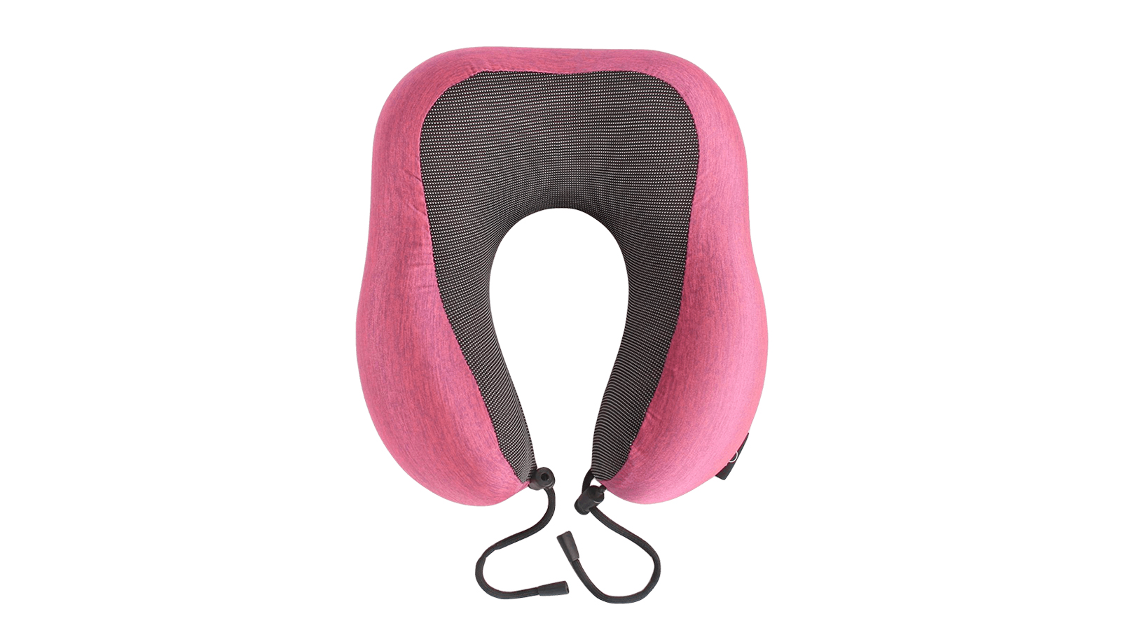Подушка на шею с эффектом памяти розовая фотография №1