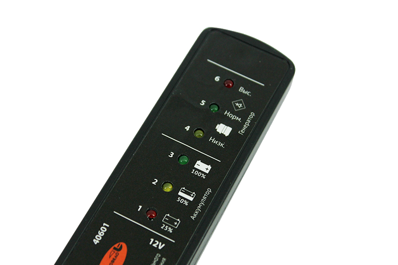Тестер для АКБ и генератора АвтоDело 40601 со световым индикатором фотография №2
